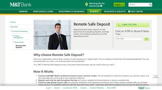 
                            8. Remote Safe Deposit Services- Business | M&T Bank - mtb MTB