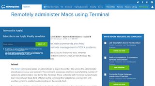 
                            6. Remotely administer Macs using Terminal - News, Tips, and Advice for ...