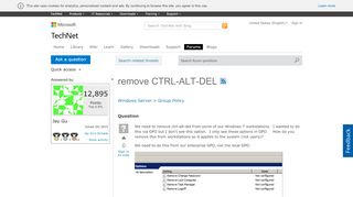
                            11. remove CTRL-ALT-DEL - Microsoft