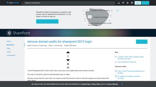 
                            12. remove domain prefix for sharepoint 2013 login - SharePoint Stack ...