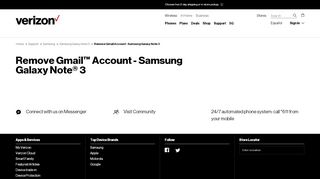 
                            13. Remove Gmail Account - Samsung Galaxy Note 3 | Verizon Wireless