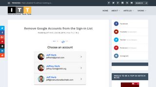 
                            11. Remove Google Accounts from the Sign-in List | Instructional Tech Talk