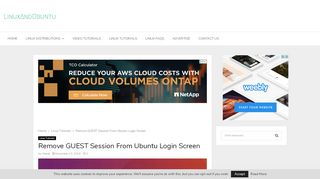 
                            6. Remove GUEST Session From Ubuntu Login Screen - LinuxAndUbuntu