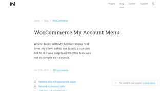 
                            3. Remove or Add WooCommerce My Account Menu Links