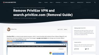 
                            4. Remove Privitize VPN virus (Removal Guide) - MalwareTips