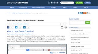 
                            1. Remove the Login Faster Chrome Extension - Bleeping ...