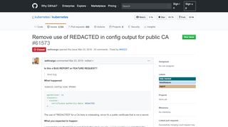 
                            9. Remove use of REDACTED in config output for public CA · Issue ...