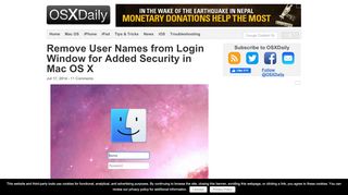 
                            9. Remove User Names from Login Window for Added Security in Mac ...