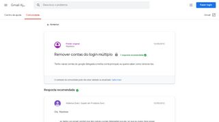 
                            6. Remover contas do login múltiplo - Google Product Forums