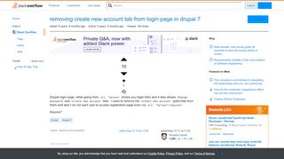 
                            8. removing create new account tab from login page in drupal 7 - Stack ...