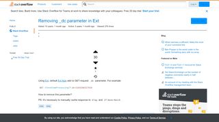 
                            2. Removing _dc parameter in Ext - Stack Overflow
