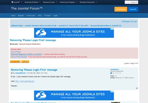 
                            12. Removing 'Please Login First' message - Joomla! Forum - community ...