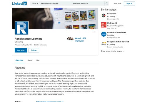 
                            6. Renaissance Learning | LinkedIn