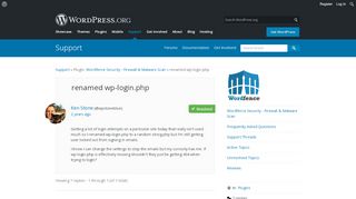 
                            1. renamed wp-login.php | WordPress.org