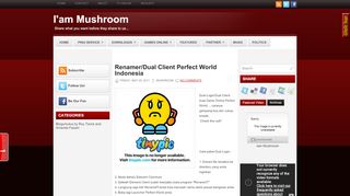 
                            6. Renamer/Dual Client Perfect World Indonesia ~ I'am Mushroom