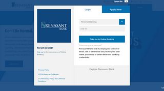 
                            11. Renasant Bank | Community Banking in MS, TN, AL, GA, and FL