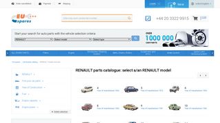 
                            4. RENAULT car parts OE online catalogue RENAULT original parts
