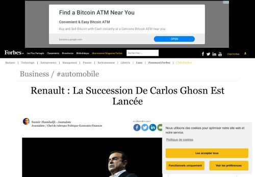 
                            10. Renault : La Succession De Carlos Ghosn Est Lancée | Forbes France