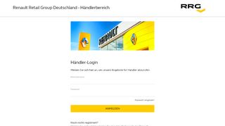 
                            10. Renault Retail Group: Händler-Login