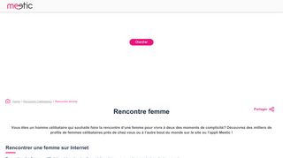 
                            4. Rencontre femme - Meetic France