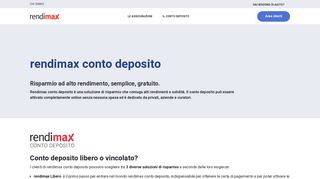 
                            2. rendimax conto deposito - rendimax