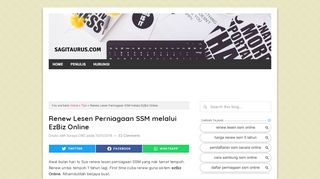 
                            9. Renew Lesen Perniagaan SSM melalui EzBiz Online | ...