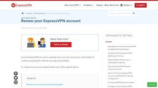 
                            4. Renew your ExpressVPN account