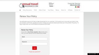 
                            3. Renew Your Policy | Annual Holiday Insurance
