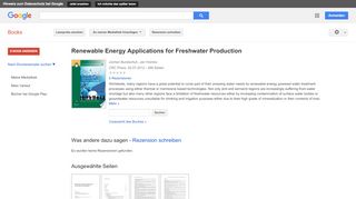 
                            8. Renewable Energy Applications for Freshwater Production - Google Books-Ergebnisseite