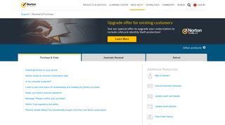 
                            10. Renewal & Purchase – Norton™ Support
