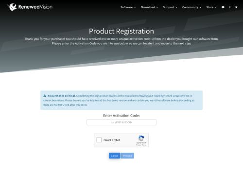 
                            3. Renewed Vision Store - Renewed Vision - ProPresenter Registration