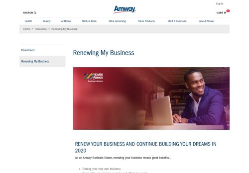 
                            6. Renewing My Business | Amway of South Africa