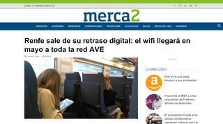 
                            10. Renfe sale de su retraso digital: el wifi llegará en mayo a toda la red ...