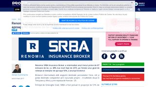 
                            7. Renomia SRBA Insurance Broker a intermediat prime de aproape 90 ...