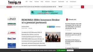 
                            6. RENOMIA SRBA Insurance Broker si-a premiat partenerii - Asigurari ...