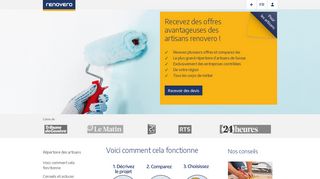 
                            2. renovero.ch: Offres d'artisans professionnels