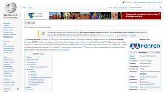 
                            10. Renren - Wikipedia