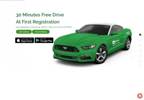 
                            2. Rent a car per minute | UDRIVE