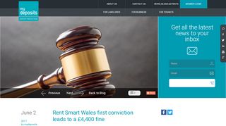 
                            9. Rent Smart Wales conviction led to £4,400 fine, My Deposits