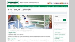 
                            13. Rent Totes, IBC Containers, | TPS Rental Systems