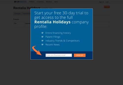 
                            7. Rentalia Holidays Patents - CB Insights