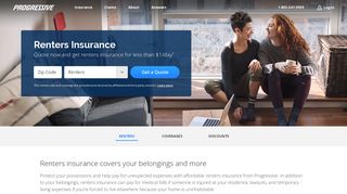 
                            8. Renters Insurance - Insurance For Renters | Progressive