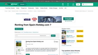 
                            7. Renting from Spain-Holiday.com ? - Alicante Forum - TripAdvisor