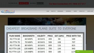 
                            2. Renu Broadband: Home Page