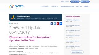 
                            7. RenWeb 1 Update 06/15/2018 - FACTS Management