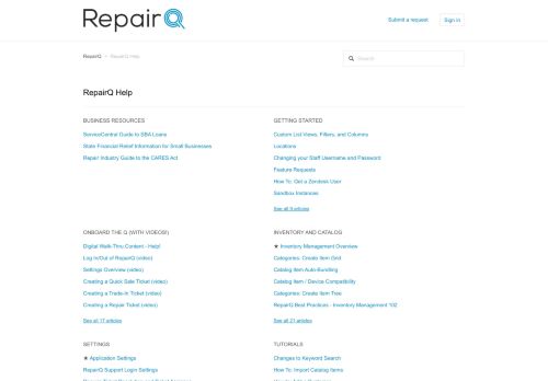 
                            13. RepairQ Help – RepairQ