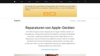 
                            10. Reparaturen von Apple-Geräten und Reparaturstatusprüfung ...