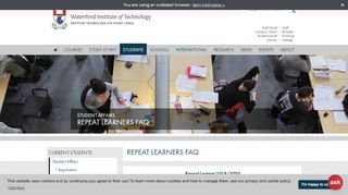 
                            9. Repeat Learners FAQ | Waterford Institute of Technology