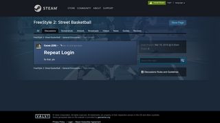 
                            10. Repeat Login :: FreeStyle 2: Street Basketball General Discussions