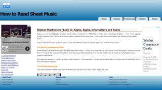 
                            5. Repeat Markers in Music - ReadSheetMusic